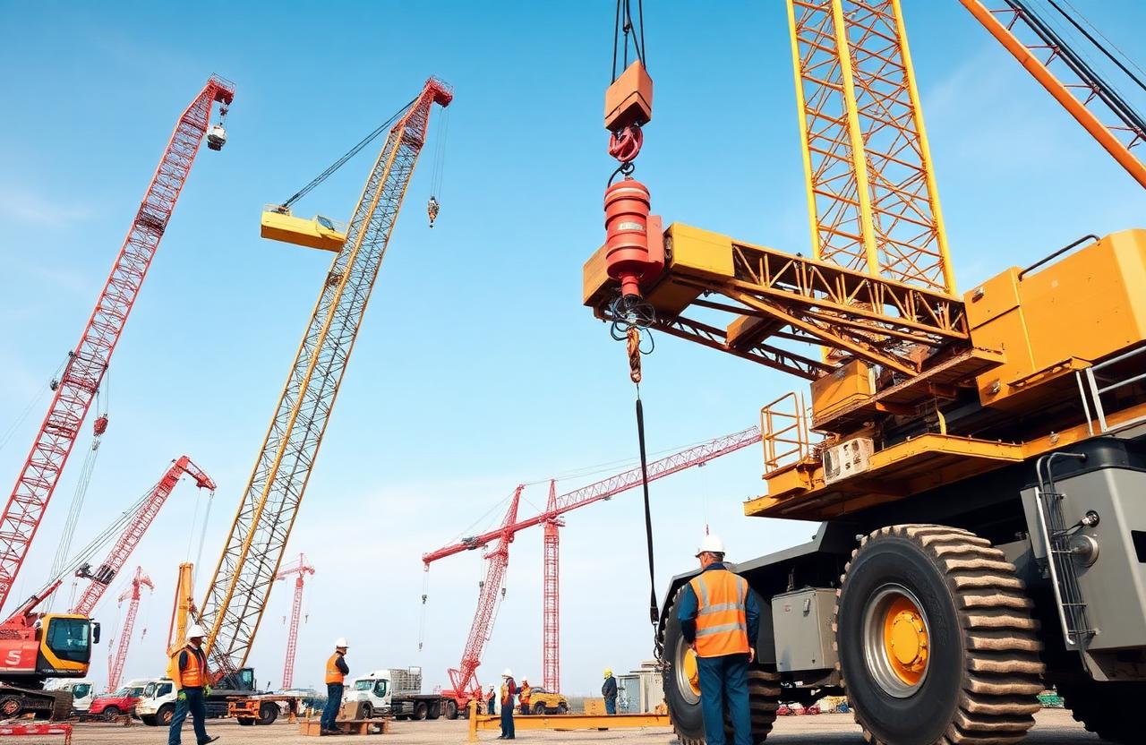 Field Installation - Industrial crane equipment component by KRANHAUSS
