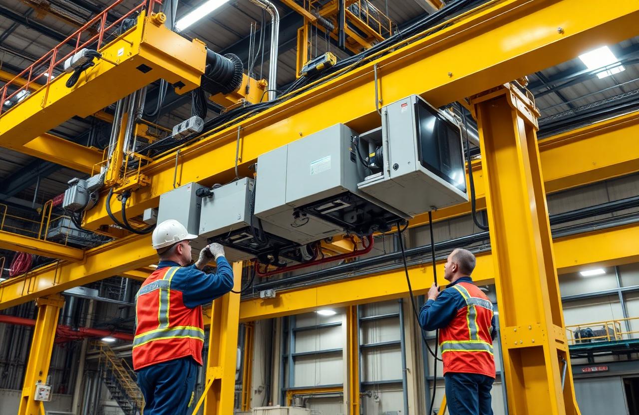 Modernization - Industrial crane equipment component by KRANHAUSS